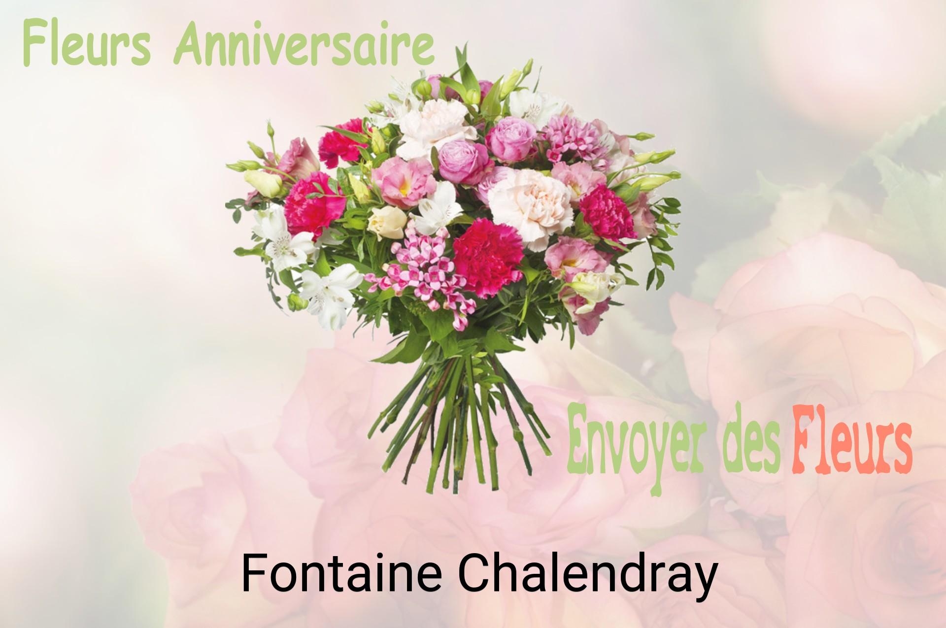 Bouquet de fleurs d’anniversaire livré à Fontaine-Chalendray