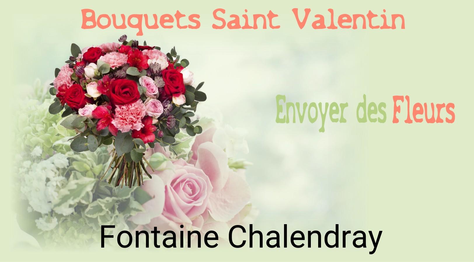 Roses de Saint-Valentin livrées à Fontaine-Chalendray